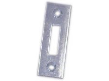 Protiplech (skoba) zapadací k přišroubování rovný K 501, 7 x 25 mm, zinek